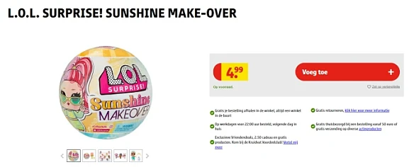 🌺 L.O.L. SURPRISE! SUNSHINE MAKE-OVER €4,99 bij Kruidvat 🤭
