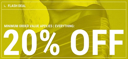 -20% op alles bij WEEKDAY