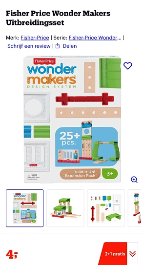 Fisher Price Wonder Makers Uitbreidingsset