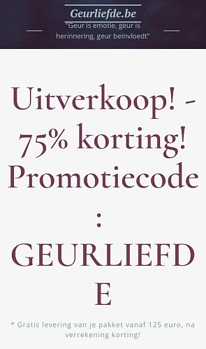 Geurliefde uitverkoop