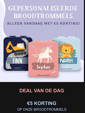 Gepersonaliseerde broodtrommel goedgemerkt