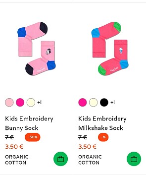 10% extra op sale Happy Socks