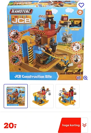 eerste JCB garage