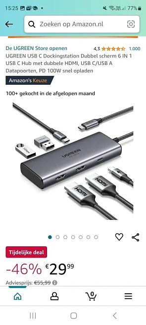 Usb C dockingstation