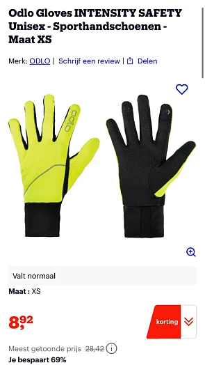 Odlo Gloves INTENSITY SAFETY Unisex