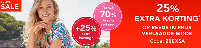 25% korting op de sale