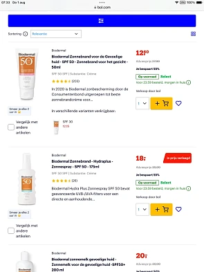 Biodermal zonnespray