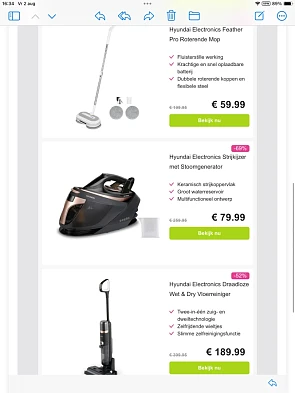 de Hyundai Electronics schoonmaak collectie