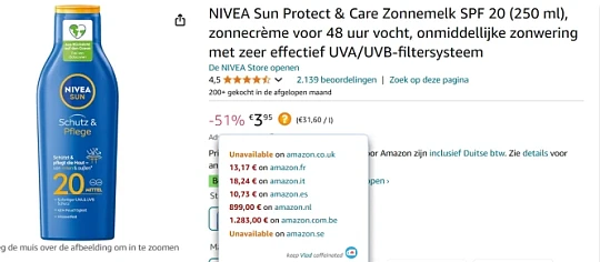zonnecreme