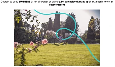 5% korting op alle tours en activiteiten van Tiqets Benelux
