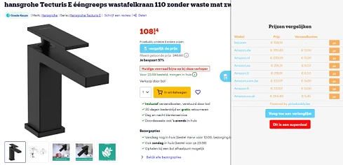 Hansgrohe wastafelkraan