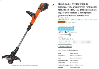 Black & Decker grastrimmer randsnijder