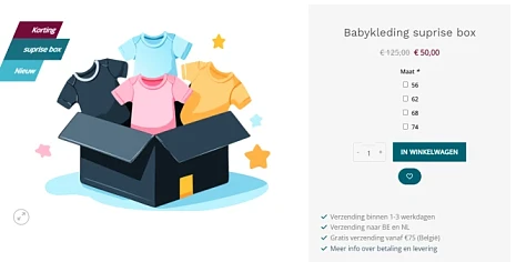 Babykleding suprisebox