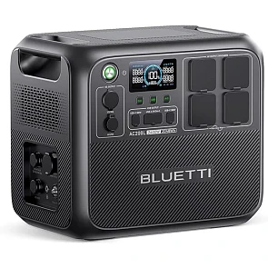25% de réduction sur la station de recharge portable BLUETTI AC200L 2400W 2048Wh LiFePO4 pour le camping
