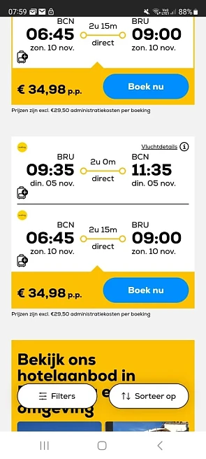 Stedentrip Barcelona ✈️ 34,98€ retour