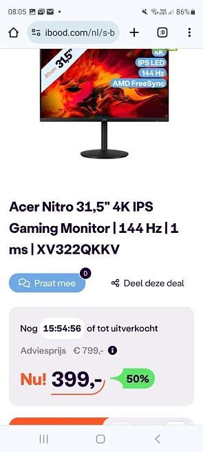 Acer Gaming monitor