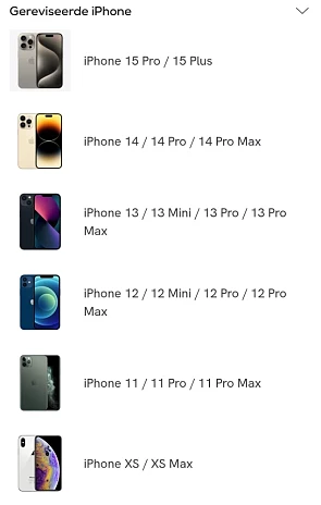 Apple refurbished artikelen aan hoge korting