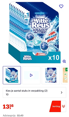Wc blokjes witte reus voordeelverp