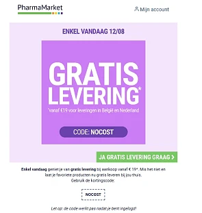gratis verzending