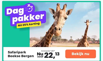 Safaripark Beekse Bergen ticket(s)
