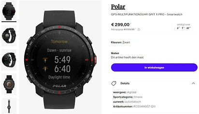Polar smartwatches