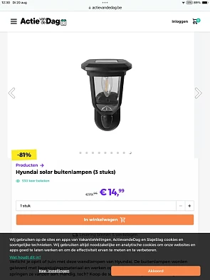 Buitenlampen