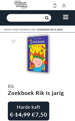 Zoekboek rik is jarig