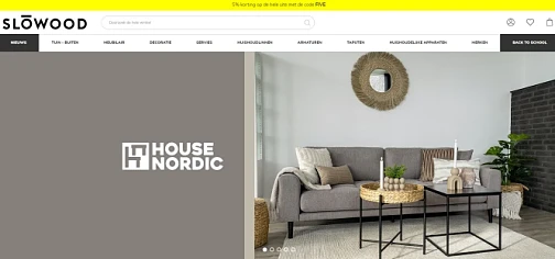 10% korting op huishoudelijke apparaten bij Slowood Interior