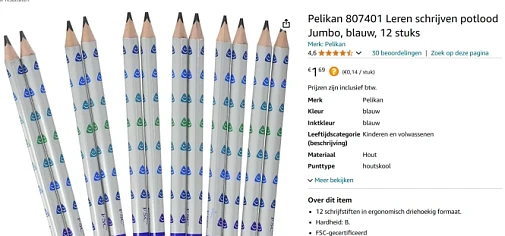 potloden bij amazon nl