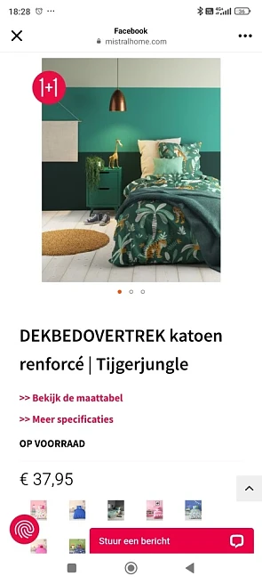 1+1 gratis op mistral dekbedovertrekken voor kids