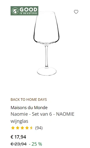 Tot -30% op selectie meubels en decoratie bij Maisons Du Monde