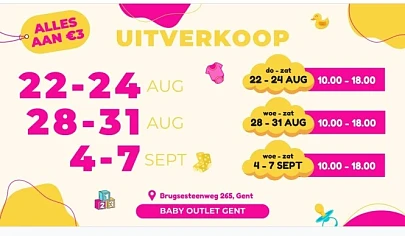 Baby outlet Gent alles aan 3€!