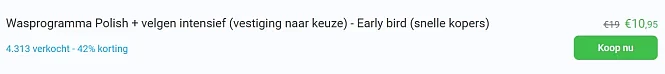 55% korting op Carwash + Velgen intensief 🚗 bij ANAC via Social Deal