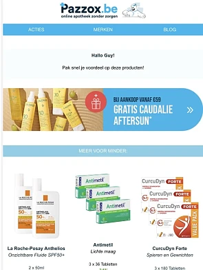 Gratis afthersun