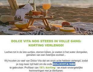 Dolce Vita actie Bongo verlengd 🎢 tot -16% op Bongo ExcluWeb