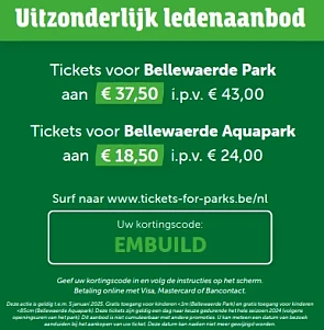 Korting bij Bellewaerde Park & Bellewaerde Aquapark 🦁