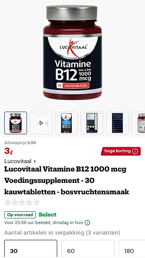 Lucovitaal aan de helft van de prijs!