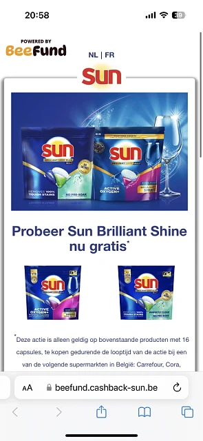 Probeer Sun Brilliant Shine nu gratis*