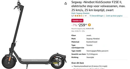 elektrische step bij amazon be