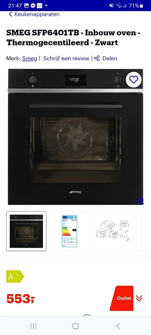 SMEG SFP6401TB - Inbouw oven