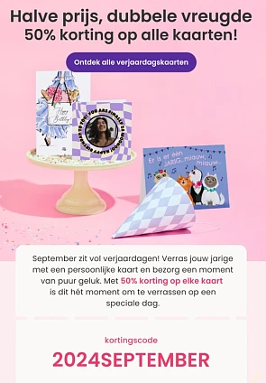 Hallmark korting op kaarten
