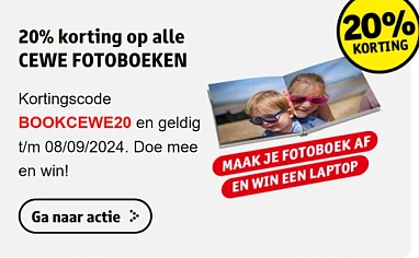 -20% op CEWE fotoboeken bij Kruidvat 📸