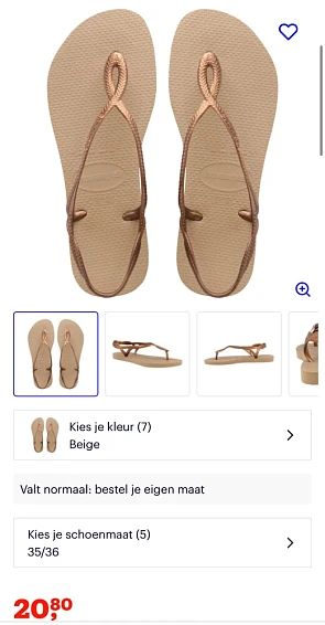 Havaianas beige 35/36