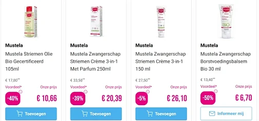 Tot -51% op Mustela verzorging voor baby & mama 👩‍👧