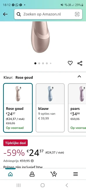 Satisfyer ==> 24,37€