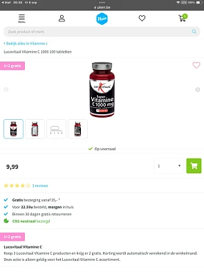 2+1 Vitamine C Lucovitaal 100 st bij Plein BE