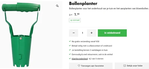 💮 -50% bollenplanter bij Wibra