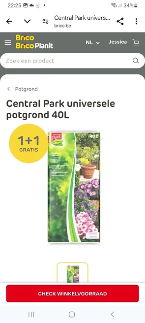 Central Park universele potgrond 40L