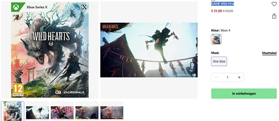 Wild Hrts voor Xbox
