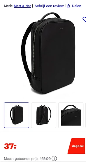 Matt & Nat Alex Loom Unisex Rugzak 7 liter